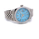 Rolex Datejust 36mm Customized Diamond Bezel and Tiffany Blue Dial 16220 HMJASE - Beverly Hills Watch Company