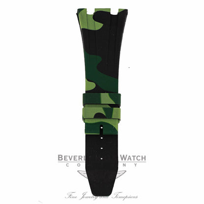 Horus Green Camouflage Rubber Audemars Piguet 42mm Strap F0UNWY F0UNWY - Beverly Hills Watch Company