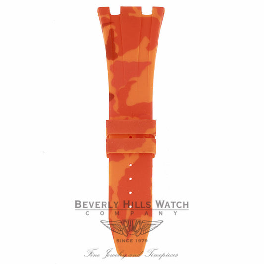 Horus Orange Camouflage Rubber Audemars Piguet 42mm Strap 0WPFE6 0WPFE6 - Beverly Hills Watch Company