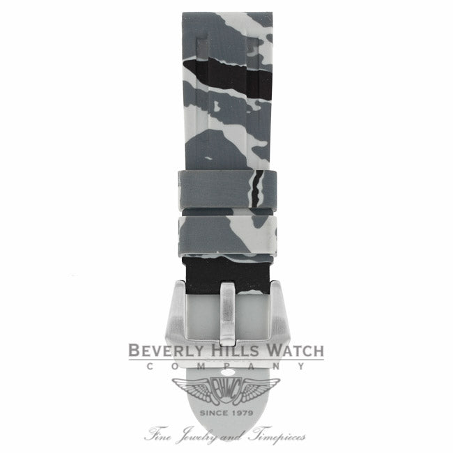 Horus Snow Camouflage Rubber Panerai Luminor 44mm Strap AHDD6D AHDD6D - Beverly Hills Watch Company