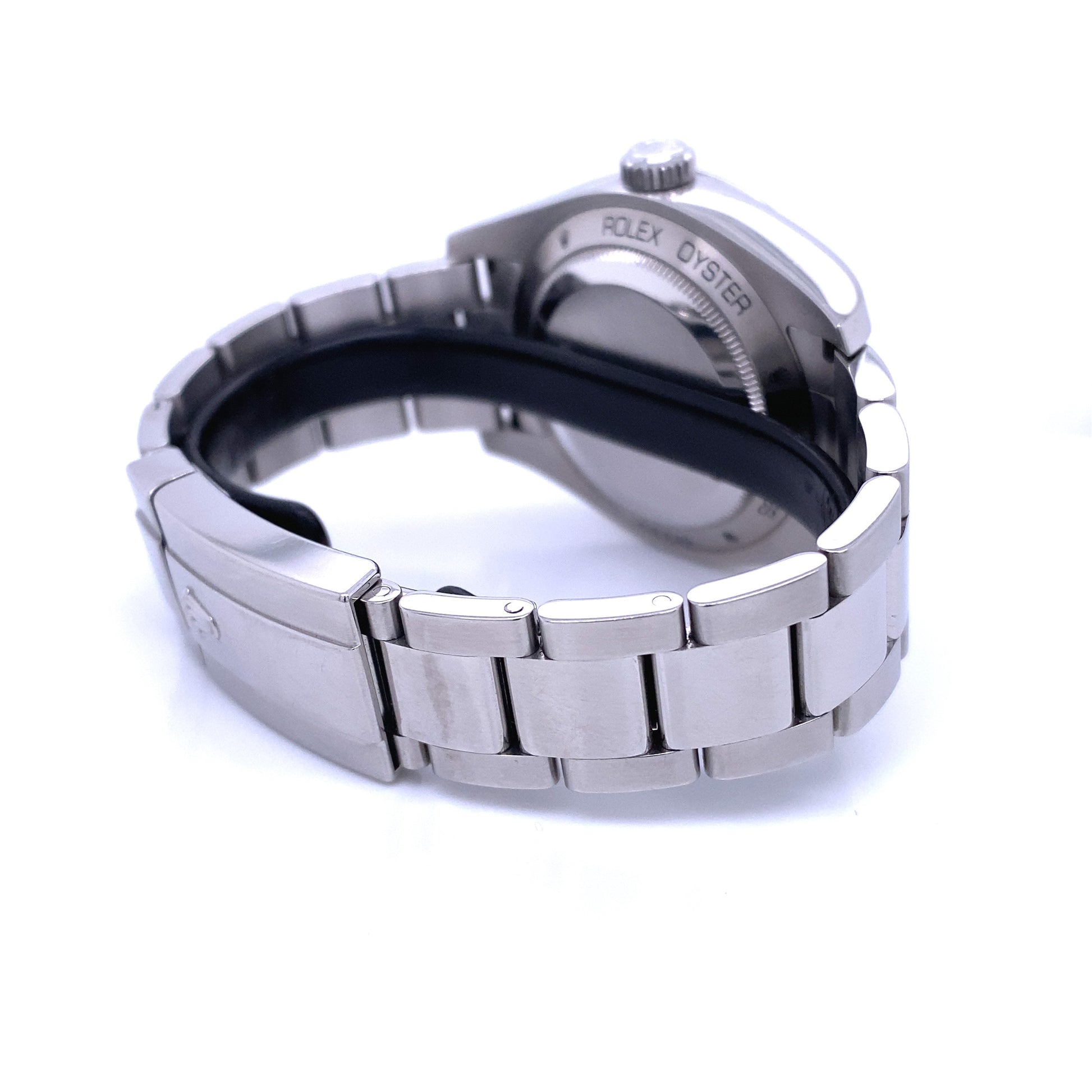 Rolex Milgauss 40mm Green Crystal Stainless Steel Black Dial 116400 - Beverly Hills Watch Company