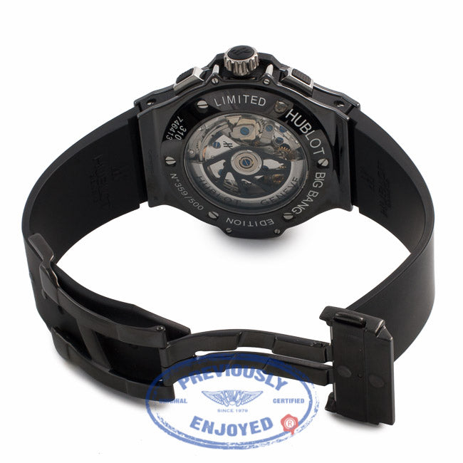Hublot Big Bang Aero Bang All Black Ceramic Case Black Ceramic Bezel 310.CM.1110.RX VVWE6N - Beverly Hills Watch Store