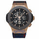 Hublot Aero Big Bang 44MM 18k Rose Gold Automatic Tantalum Bezel Black Skeleton Dial 310.PT.1180.RX 6T3X86