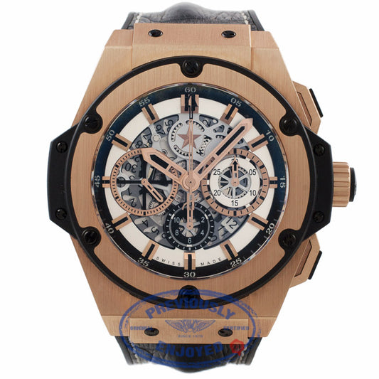 Hublot King Power King of Russia Rose Gold  Special Edition 710.OX.2612.HR.RUS11  CDYWL8 - Beverly Hills Watch Company Watch Store