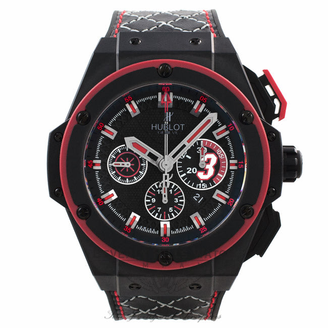 Hublot Big Bang King Power Dwayne Wade Edition 48mm Black Ceramic Black Rubber Strap 703.CI.1123.VR.DWD11 3RW7AQ - Beverly Hills Watch Store