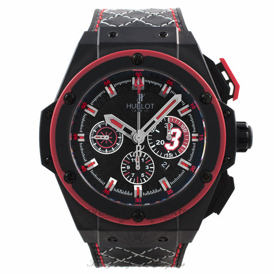 Hublot Big Bang King Power Dwayne Wade Edition 48mm Black Ceramic Black Rubber Strap 703.CI.1123.VR.DWD11 3RW7AQ - Beverly Hills Watch Store
