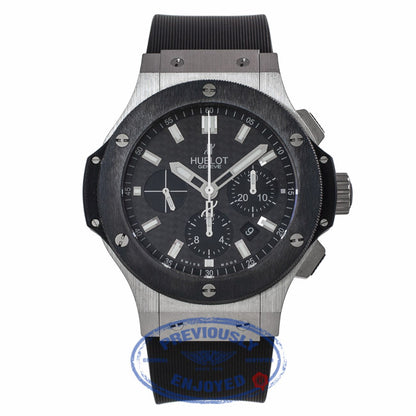 Hublot Big Bang Evolution 44MM Stainless Steel Black Ceramic Bezel 301.SM.1770.RX R736NP - Beverly Hills Watch Company Watch Store