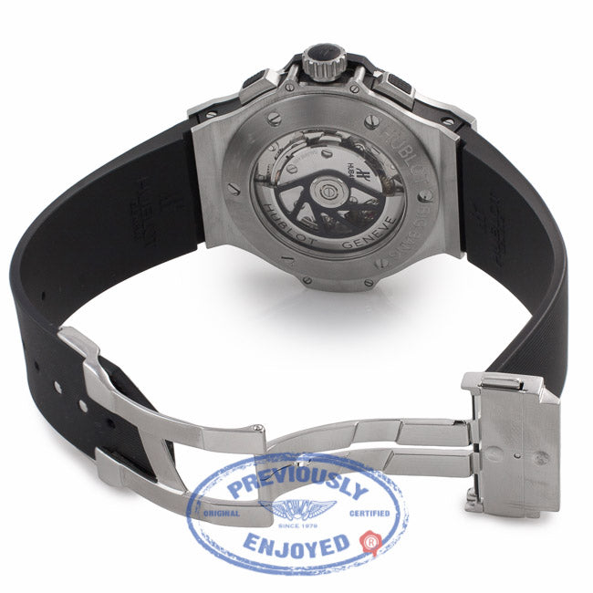 Hublot Big Bang Evolution 44MM Stainless Steel Black Ceramic Bezel 301.SM.1770.RX R736NP - Beverly Hills Watch Company Watch Store