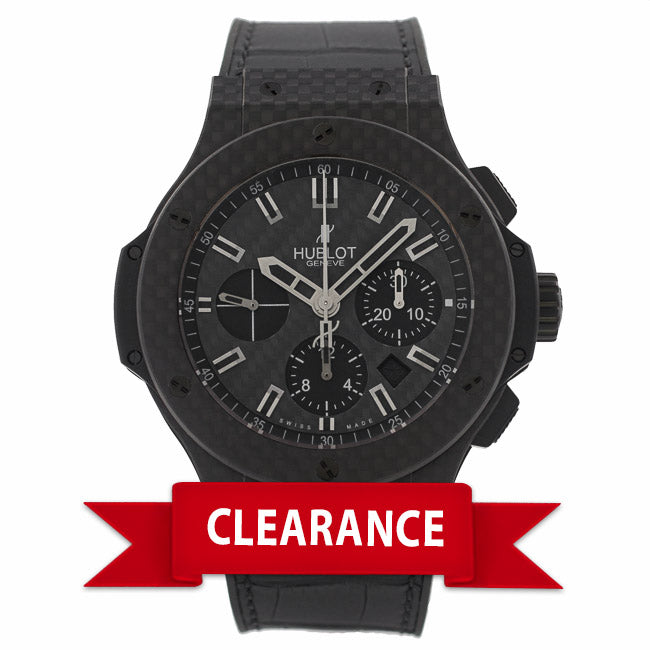 Hublot Big Bang Evolution Carbon Fiber 44MM 42 Hour Power Reserve 301.QX.1740.GR JV4SCB - Beverly Hills Watch Company Watch Store