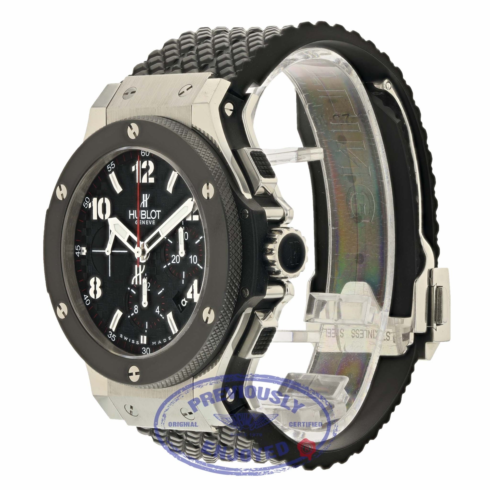Hublot Big Bang Classic 44mm Stainless Steel and Ceramic Chronograph 301.SB.131.RX