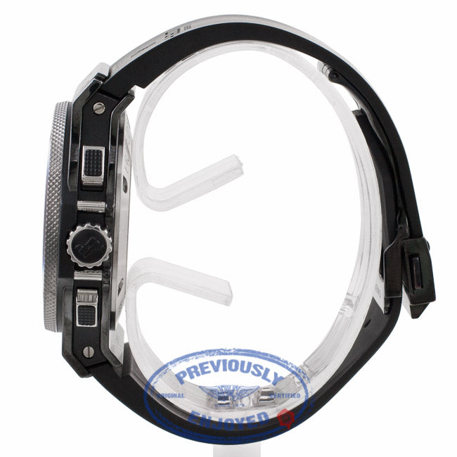 Hublot Big Bang Ice Bang 44MM Chronograph Black Ceramic Case and Bezel Rubber Strap 301.CT.130.RX VH9D8H - Beverly Hills Watch Company Watch Store