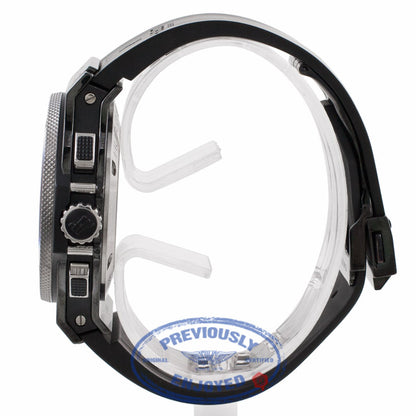 Hublot Big Bang Ice Bang 44MM Chronograph Black Ceramic Case and Bezel Rubber Strap 301.CT.130.RX VH9D8H - Beverly Hills Watch Company Watch Store