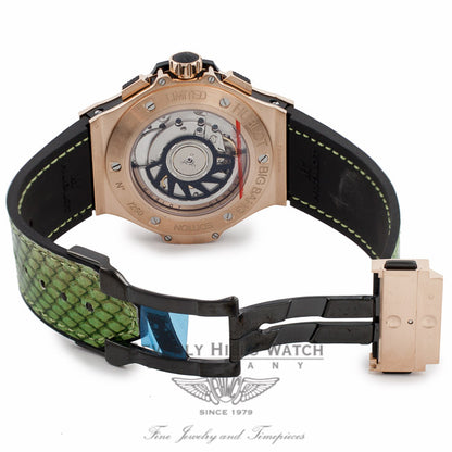 Hublot Boa Big Bang Limited Edition 41MM 18k Rose Gold Diamond Markers 48 Baguette Bezel 341.PX.7818.PR.1978 ZBDPP4 - Beverly Hills Watch Company Watch Store