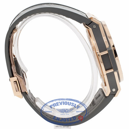 Hublot Big Bang Earl Gray Rose Gold 41mm Case Diamond Bezel Tantalum Color Dial Automatic Chronograph Watch 341-PT-5010-LR-1104 - MCSR4G