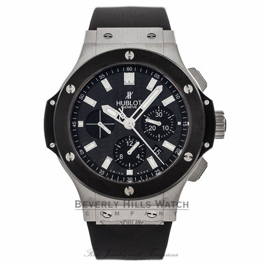 Hublot Big Bang Evolution 44MM Stainless Steel Black Ceramic Bezel 301.SM.1770.RX EVF6LN - Beverly Hills Watch Company Watch Store