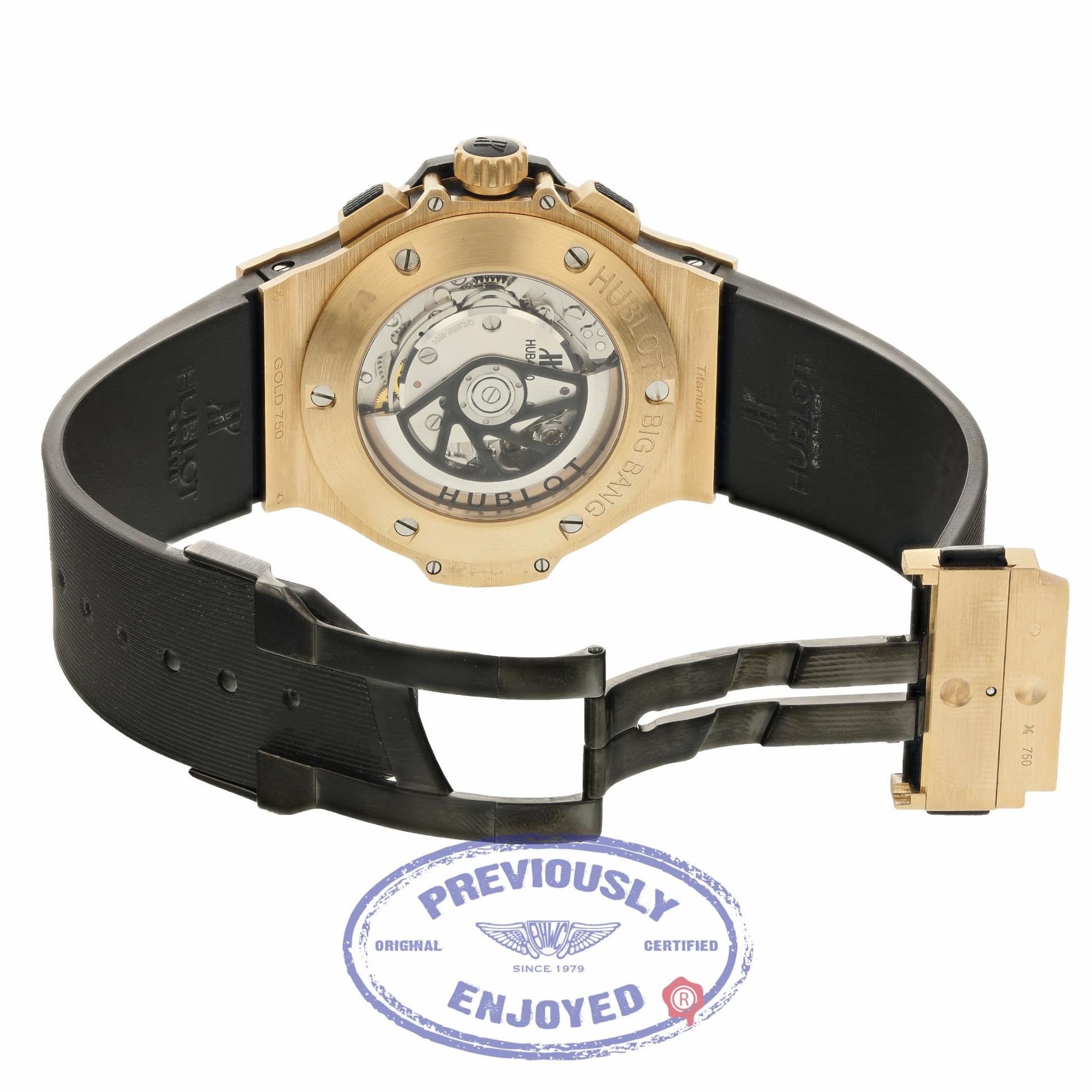 Hublot Big Bang Evolution Red Gold 44mm Carbon Fiber Dial Chronograph 301.PM.1780.RX 1KV1JV - Beverly Hills Watch Company