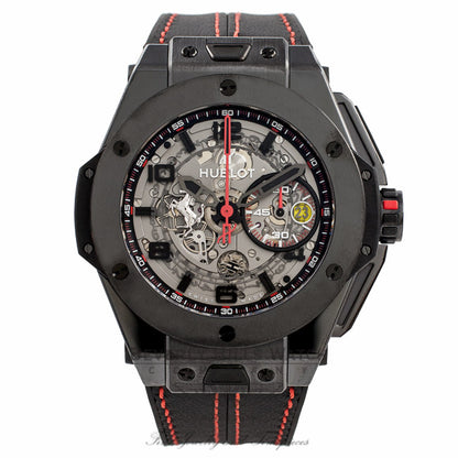 Hublot Big Bang Ferrari  Black Ceramic Case 401.CX.0123.VR IQD6Q3 - Beverly Hills Watch Company Watch Store