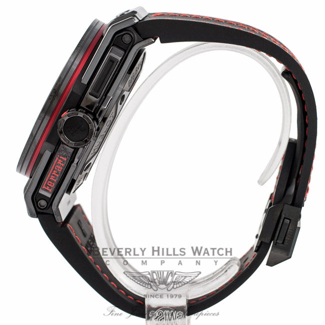 Hublot Big Bang Ferrari  Black Ceramic Case 401.CX.0123.VR IQD6Q3 - Beverly Hills Watch Company Watch Store