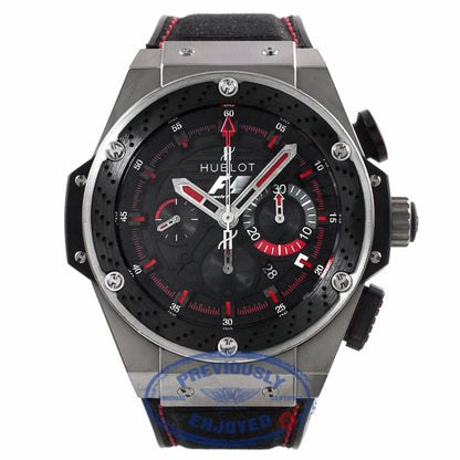 Hublot Big Bang King Power F1 Chronograph Zirconium Ceramic Black Dial Rubber Nomex Starp 703.ZM.1123.NR.FMO10 C7LCEV - Beverly Hills Watch Company Watch Store