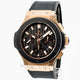 Hublot Big Bang Rose Gold 44mm Case Black Rubber Strap Carbon Fiber Dial Chronograph Watch 301.PM.1780.RX Beverly Hills Watch Company Watch Store