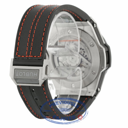 Hublot Big Bang Unico Chronograph 45MM Titanium Ceramic Bezel Skeleton Dial Rubber Strap 411.NM.1170.RX 03FMWX - Beverly Hills Watch Company