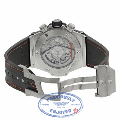 Hublot Big Bang Unico Chronograph 45MM Titanium Ceramic Bezel Skeleton Dial Rubber Strap 411.NM.1170.RX 03FMWX - Beverly Hills Watch Company