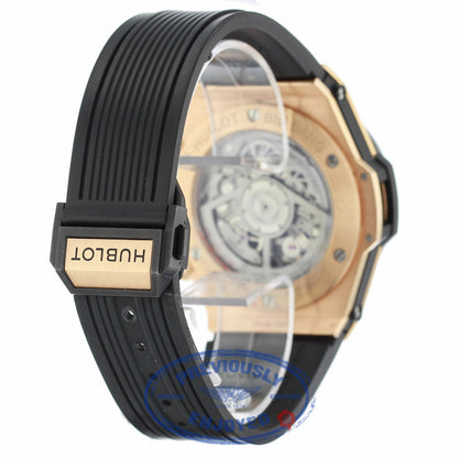 Hublot Big Bang Unico Chronograph 45MM Rose Gold Skeleton Dial 411.OM.1180.RX D2NE05 - Beverly Hills Watch Company