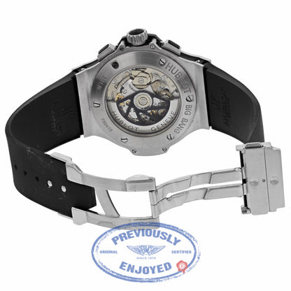 Hublot Big Bang Evolution 44MM Stainless Steel Black Ceramic Bezel 301.SM.1770.RX PT89EH - Beverly Hills Watch Company