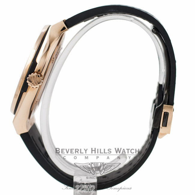 Hublot Classic Fusion 45MM 18k Rose Gold Diamond Bezel Matte Black Dial 511.PX.1180.LR.1104 3IHDB6 - Beverly Hills Watch Company Watch Store