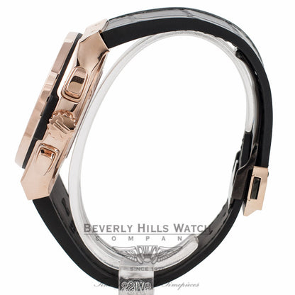 Hublot Classic Fusion Aero Chronograph 45MM 18k Rose Gold Black Dial 525.OX.0180.LR HUPE6U - Beverly Hills Watch Company Watch Store