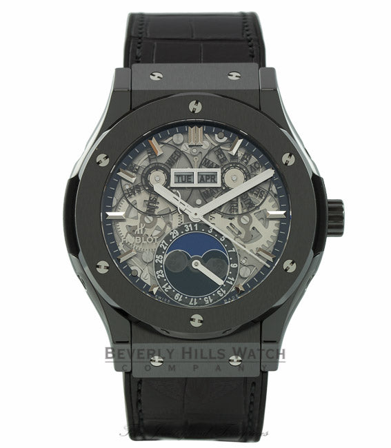Hublot Classic Fusion 45mm Skeleton Dial Automatic 517.CX.0170.LR TLRH69 - Beverly Hills Watch Company