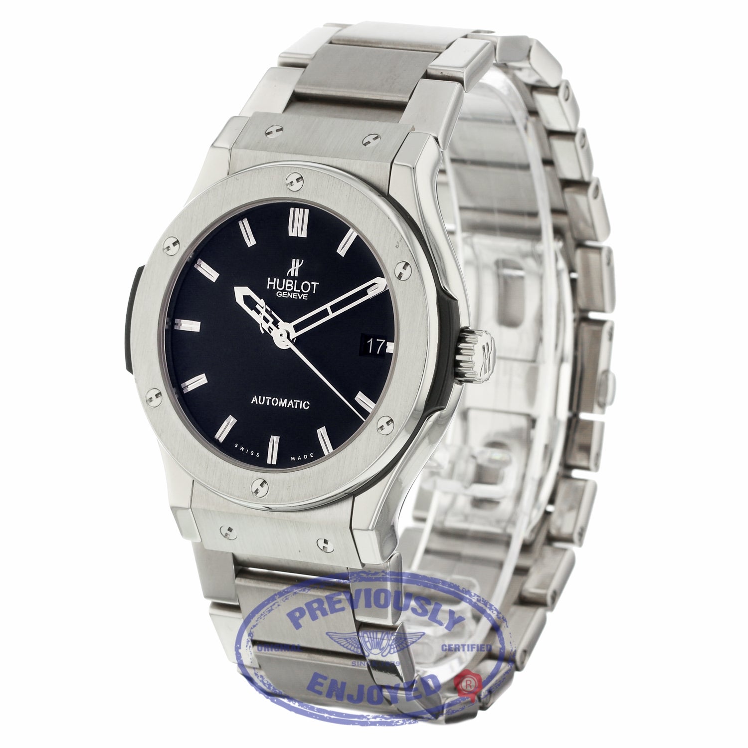 Hublot Classic Fusion Auto 45mm Zirconium Titanium Black Dial