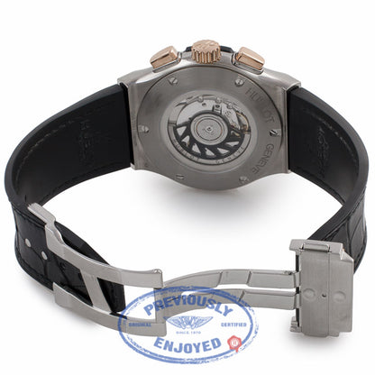 Hublot Classic Fusion Chronograph 18k Rose Gold Titanium 45MM 521.NO.1180.LR E0YRYH - Beverly Hills Watch Company Watch Store