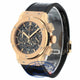 Hublot Classic Fusion Aero Chronograph 45MM 18k Rose Gold Black Dial 525.OX.0180.LR XVZDX7 - Beverly Hills Watch Company