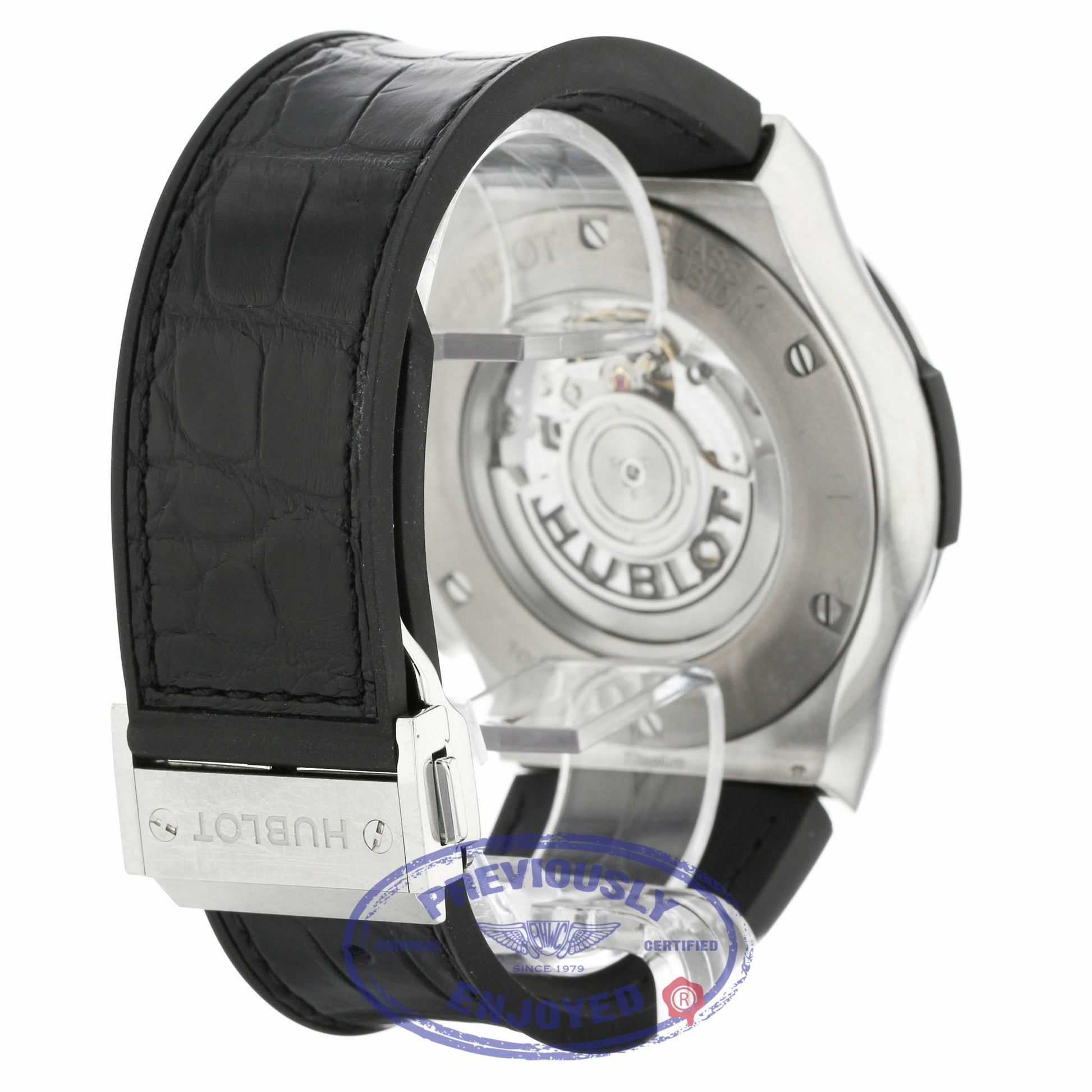 Hublot Classic Fusion Chrono Automatic 45mm Titanium Black Dial 541.NX.7170.LR MHAP23 - Beverly Hills Watch