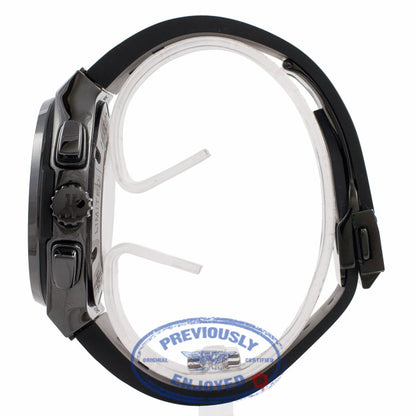 Hublot Classic Fusion All Black Chronograph Black Ceramic Case and Bezel Black Dial Automatic Watch 521.CM.1110.RX RHYW8D - Beverly Hills Watch Store