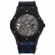 Hublot Classic Fusion Ultra Thin 45MM Ceramic Titanium Skeleton Dial Black Alligator Rubber Strap 515.CM.0140.LR E5JWH7 - Beverly Hills Watch Company Watch Store