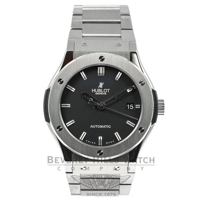 Hublot Classic Fusion Zirconium Black Dial 45mm Watch 511.ZX.1170.NX Beverly Hills Watch Company Watches