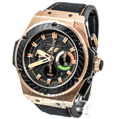 Hublot F1 'India' King Power Rose Gold Chronograph Watch 703.OM.1138.NR.FMI11 Beverly Hills Watch Company Watches