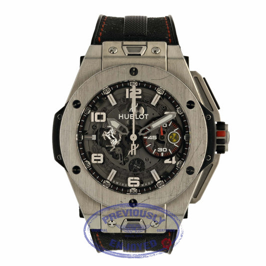 Hublot Big Bang Unico Ferrari 45mm titanium Chronograph 401.NX.0123.GR HY69JY