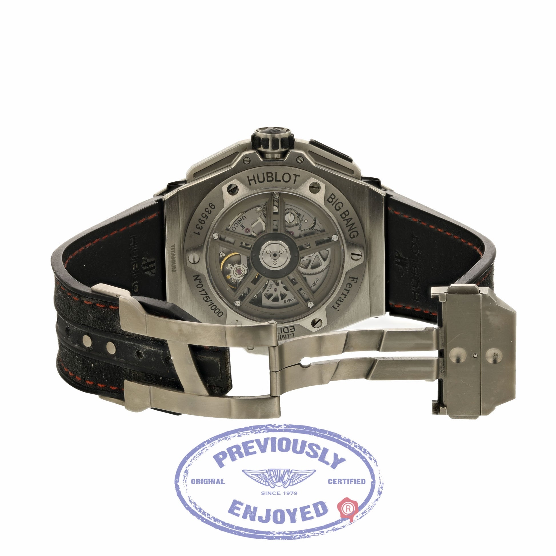 Hublot Big Bang Unico Ferrari 45mm titanium Chronograph 401.NX.0123.GR HY69JY