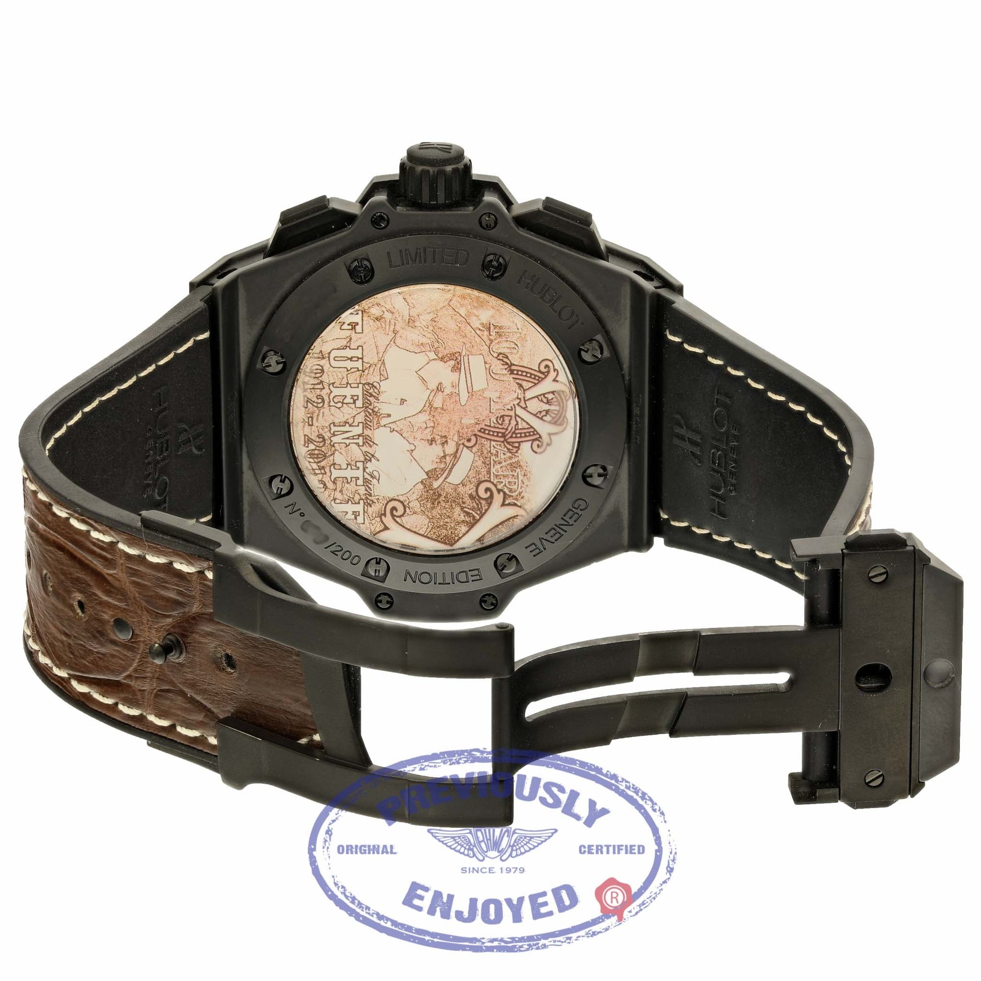 Hublot King Power Arturo Fuente OPUS X Ceramic Watch 703.CI.3113.HR.OPX12 Beverly Hills Watch Company Watch Store