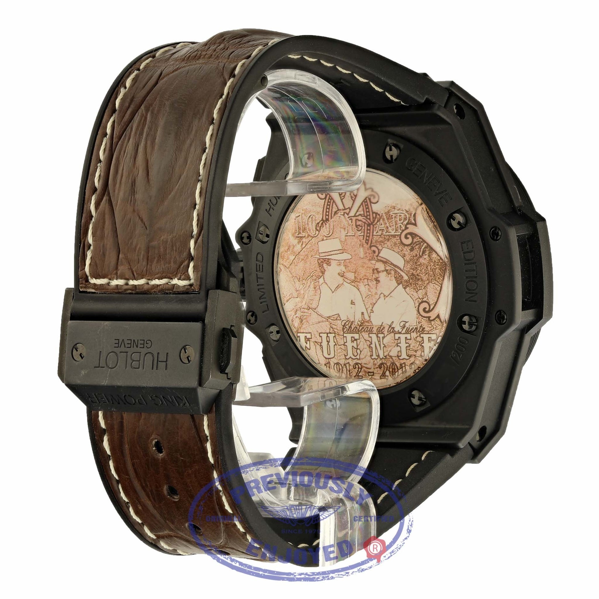 Hublot King Power Arturo Fuente OPUS X Ceramic Watch 703.CI.3113.HR.OPX12 Beverly Hills Watch Company Watch Store