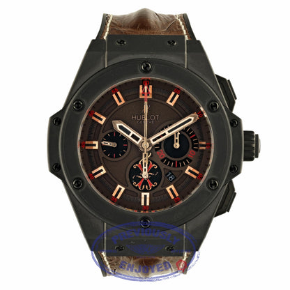 Hublot King Power Arturo Fuente OPUS X Ceramic Watch 703.CI.3113.HR.OPX12 Beverly Hills Watch Company Watch Store