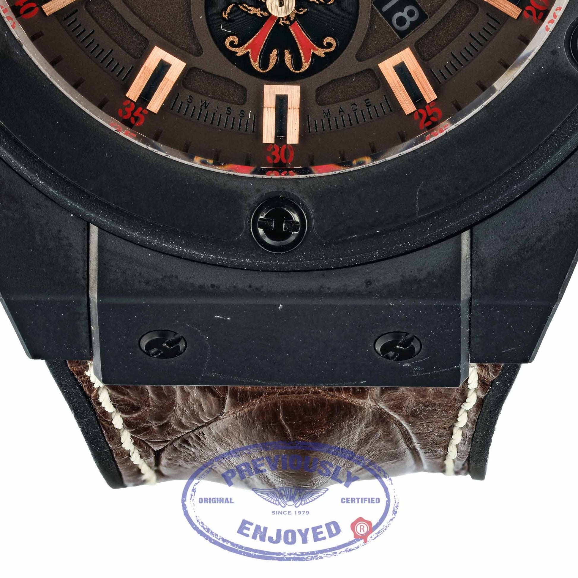 Hublot King Power Arturo Fuente OPUS X Ceramic Watch 703.CI.3113.HR.OPX12 Beverly Hills Watch Company Watch Store