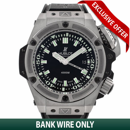 Hublot Watches Big Bang King Power Stainless Steel Diver Oceanographic 4000 48mm Watch 731.NX.1190.RX Beverly Hills Watch Company Watches