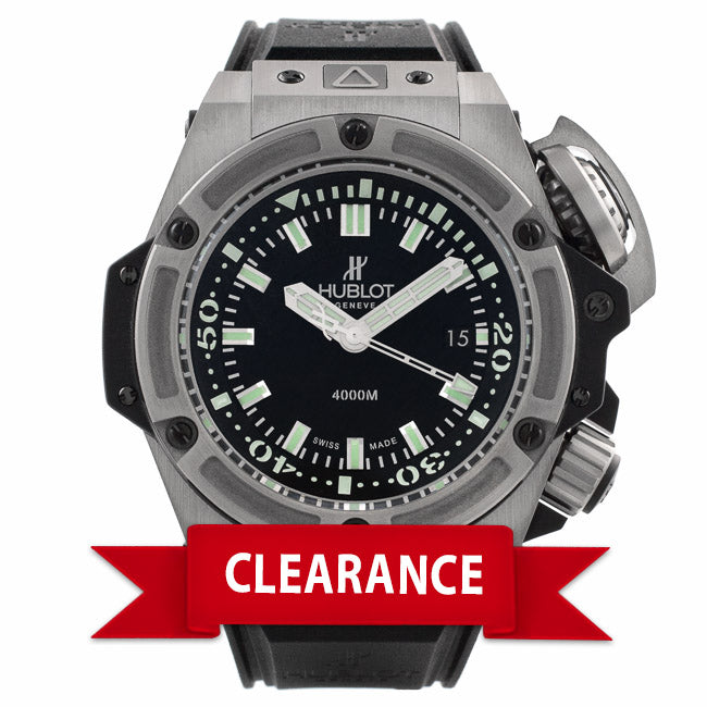 Hublot Watches Big Bang King Power Stainless Steel Diver Oceanographic 4000 48mm Watch 731.NX.1190.RX Beverly Hills Watch Company Watches