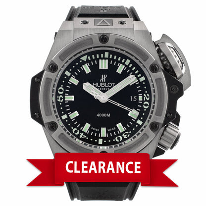 Hublot Watches Big Bang King Power Stainless Steel Diver Oceanographic 4000 48mm Watch 731.NX.1190.RX Beverly Hills Watch Company Watches