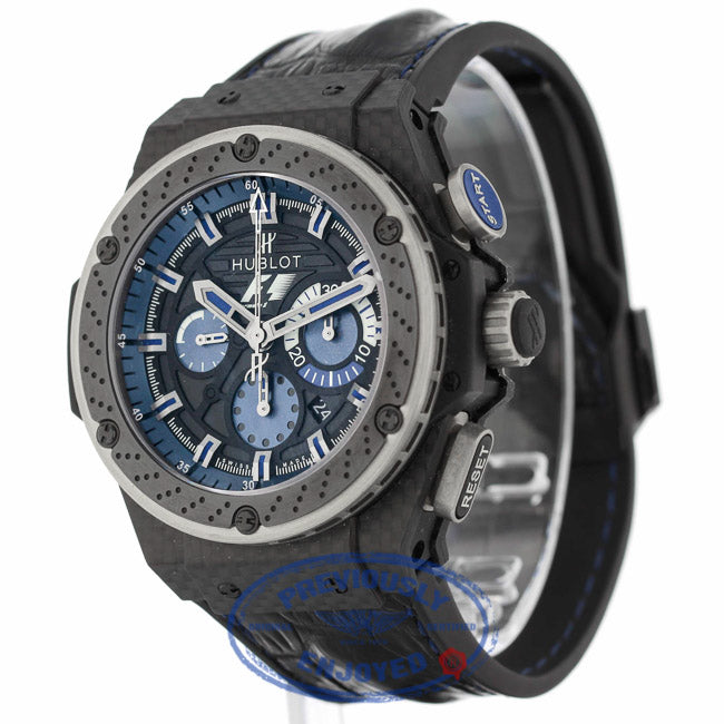 Hublot King Power Interlagos Matte Black Dial Chronograph 703.QM.1129.HR.F1L11 VQF3QC - Beverly Hills Watch Company