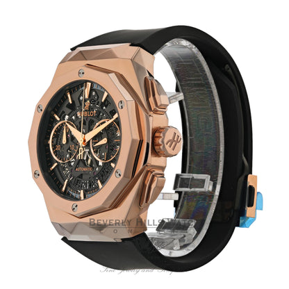 Hublot Classic Fusion Aerofusion Orlinski 45mm Chronograph Rose Gold  525.OX.0180.RX.ORL18 1957F2 - Beverly Hills Watch Company